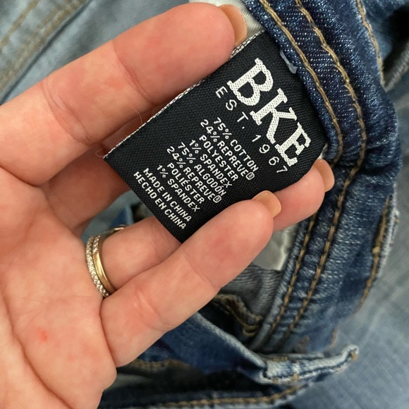 BKE Tyler 43x32 Men's Classic Blue Straight Jeans - Picture 4 of 5